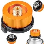 Kuchnia turystyczne i akcesoria - ADAPTER KARTUSZA GAZOWEGO GWINT ZŁĄCZE GAZU 7/16 FALON - TECH - miniaturka - grafika 1