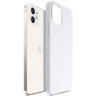 3mk Hardy Silicone Mag Case do iPhone 12 biały - Etui i futerały do telefonów - miniaturka - grafika 1