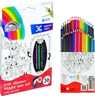 Artykuły biurowe - Fiorello Kredki Super Soft 36 kolorów ostrz. trójk.FIORELLO - miniaturka - grafika 1