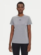 Koszulki i topy damskie - Under Armour Koszulka techniczna Rival Core 1383648 Szary Regular Fit - miniaturka - grafika 1