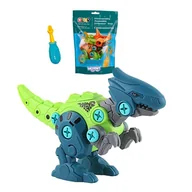 Figurki dla dzieci - Woopie Figurka Woopie WOOPIE Dinozaur do Skręcani Raptor Zestaw Konstrukcyjny + Śrubokręt 5904326941052 - miniaturka - grafika 1