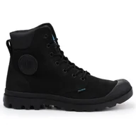 Trampki damskie - Buty Palladium Pampa Cuff Wp Lux 73231-001-M czarne - miniaturka - grafika 1