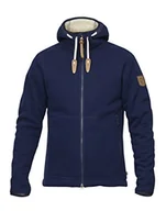 Bluzy męskie - Fjallraven Męska bluza polarowa z kapturem niebieski grantowy X-S - miniaturka - grafika 1