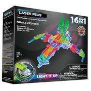 Klocki - Laser Pegs 16 in 1 Space Fighter 489586 - miniaturka - grafika 1