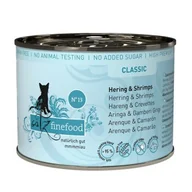 Mokra karma dla kotów - Catz finefood mokra karma dla kota Classic Adult Nr 13 Śledź i krewetki 24x200 g - miniaturka - grafika 1