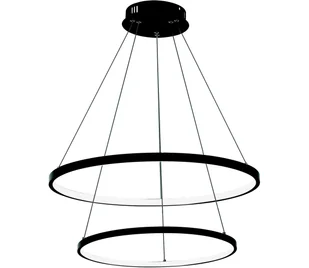 LED Żyrandol na lince LED/37W/230V 3000K czarny - Lampy sufitowe - miniaturka - grafika 1