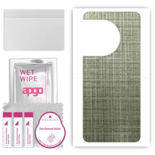 folia naklejka skórka strukturalna na TYŁ do OnePlus Ace 2 - Tkanina Lniana - apgo SKINS