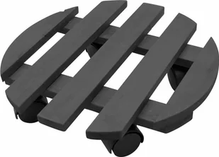 Home It Home it Garden® krukkevogn sort træ Ø30 cm - Pozostałe narzędzia ogrodowe - miniaturka - grafika 1