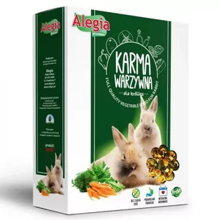 Alegia Karma Warzywna dla królika 650g 85244 - Karma dla gryzoni - miniaturka - grafika 1