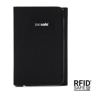 Portfel składany RFID Pacsafe - czarny