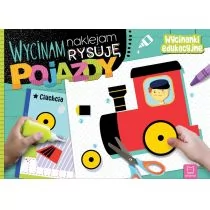 Wycinam naklejam rysuję Pojazdy Nowa - Kolorowanki, wyklejanki - miniaturka - grafika 1