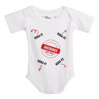 Body dla niemowląt - Baby Instructions - Body z instrukcją dla Taty (CZ) Baby Gadgets - grafika 1