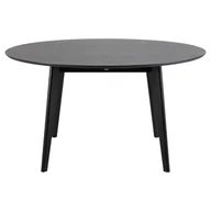 Ławy i stoliki kawowe - Actona Stolik Obiadowy Okrągły Wax 76X140X140 Czarny - miniaturka - grafika 1
