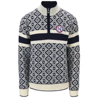 Bluzy sportowe męskie - Męski sweter Dale of Norway Cortina 2026 Masc. Sweater Rozmiar: XL / Kolor: ciemnoniebieski/biały - miniaturka - grafika 1