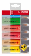 Zakreślacze - Stabilo SCHWAN Zakreślacz 6kol etui Boss 70/6 SH1046 - miniaturka - grafika 1