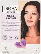 Maseczki do twarzy - Biocelulozowa maska do twarzy Iroha Nature Firming y Anti-Age Backuchiol y Peptides Firming Face Mask 2 x 22 g (8436036435806) - miniaturka - grafika 1