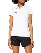 Koszulki i topy damskie - Kempa damska koszulka polo, biała, L - miniaturka - grafika 1