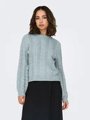 Swetry damskie - ONLY Sweter w kolorze błękitnym - miniaturka - grafika 1