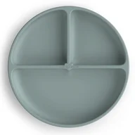 Miseczki i talerzyki dla dzieci - Trójdzielny talerz silikonowy z przyssawką EITHER, BabySteps - miniaturka - grafika 1