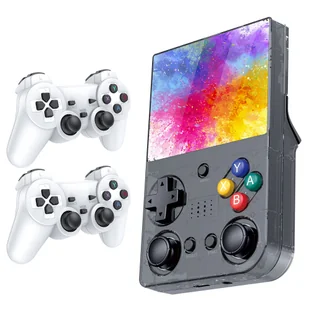 M21 Handheld Game Console 2 Game Controllers 64GB TF Card 1219 Games 30 Emulators 3 5-inch Screen 3D Rocker 3000mAh Bat - Konsole i gry retro - miniaturka - grafika 1