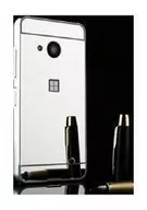 Etui i futerały do telefonów - Bumper Mirror Microsoft Lumia 550 Srebrny - miniaturka - grafika 1