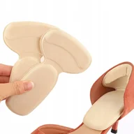 Pielęgnacja stóp - Piankowe Zapiętki Podpiętki Amortyzujące Pięty 2w1, Beż - miniaturka - grafika 1