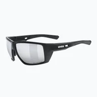 Okulary przeciwsłoneczne - Okulary przeciwsłoneczne UVEX Mtn Venture CV black matt/mirror silver - miniaturka - grafika 1