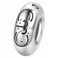 Bransoletki - Charms Zawieszka Charms Stoper Zodiak Baran Srebro 925 Charmsy Trusky - miniaturka - grafika 1