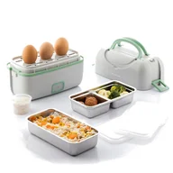 Lunch boxy - Elektryczny pojemnik Lunch Box 3w1 + przepisy - miniaturka - grafika 1