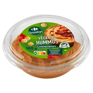 Carrefour Sensation Vegetal Hummus pomidorowy 160 g - Zdrowa żywność - miniaturka - grafika 1