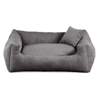 Legowisko dla psa POOM Soft Stripe XL Ciemnoszary 100 x 75 cm