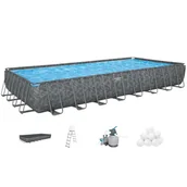 Baseny ogrodowe - Bestway Basen stelażowy 31FT APX 365 956 x 488 x 132 cm 561KJ - miniaturka - grafika 1