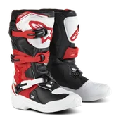 Buty motocyklowe - Buty Cross Dziecięce Alpinestars Tech 3S Złamany Biały/Czarny/Jasnoczerwony38 - miniaturka - grafika 1