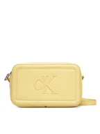 Torebki damskie - Calvin Klein Torebka Bold Ck Camera Bag LV04F3220G Beżowy - miniaturka - grafika 1