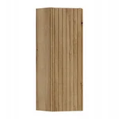 Szafki łazienkowe - Szafka łazienkowa górna Nova 20 cm dąb coast evoke ryflowana - miniaturka - grafika 1