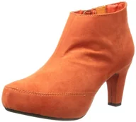 Kozaki damskie - Andrea Conti Damskie kozaki i botki 0616633, pomarańczowa - Pomarańczowy ruszt 065-41 EU - miniaturka - grafika 1