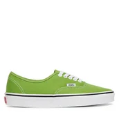 Trampki damskie - Tenisówki Vans Authentic VN000D7YFPB1 Zielony - miniaturka - grafika 1