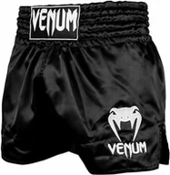 Spodnie sportowe męskie - Spodenki Muay Thai Venum Classic Shorts Black White - miniaturka - grafika 1
