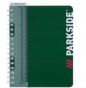 Zeszyt w kratkę A5 Parkside 80 kartek Z LINIJKĄ - Zeszyty szkolne - miniaturka - grafika 1