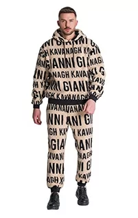 Bluzy męskie - Gianni Kavanagh Beige (Bronx Sherpa Hoodie) Bluza męska, beżowy, M - grafika 1