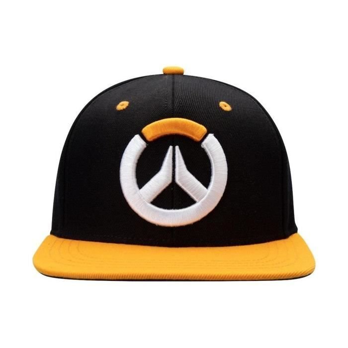 Overwatch, Snapback - Logo, Czarno-Pomarańczowy