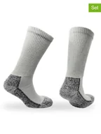 Skarpetki męskie - Norfolk Skarpety funkcyjne (3 pary) w kolorze czarno-szarym - miniaturka - grafika 1