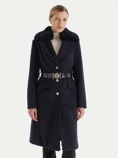 Guess Płaszcz przejściowy W5BL25 W2672 Granatowy Regular Fit - Płaszcze damskie - miniaturka - grafika 1