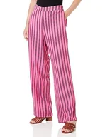 Spodnie damskie - ICHI Damskie spodnie IHGEARO PA FL, 172625/super różowe, 36, 172625/Super Pink, 36 - miniaturka - grafika 1