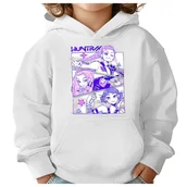 Bluzy dla dziewczynek - BLUZA DZIECIĘCA K-POPOWE ŁOWCZYNIE DEMONÓW HUNTRIX 110-116 Z KAPTUREM - miniaturka - grafika 1