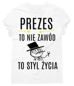 Koszulki męskie - koszulka dla prezesa, koszulka dla szefa - miniaturka - grafika 1