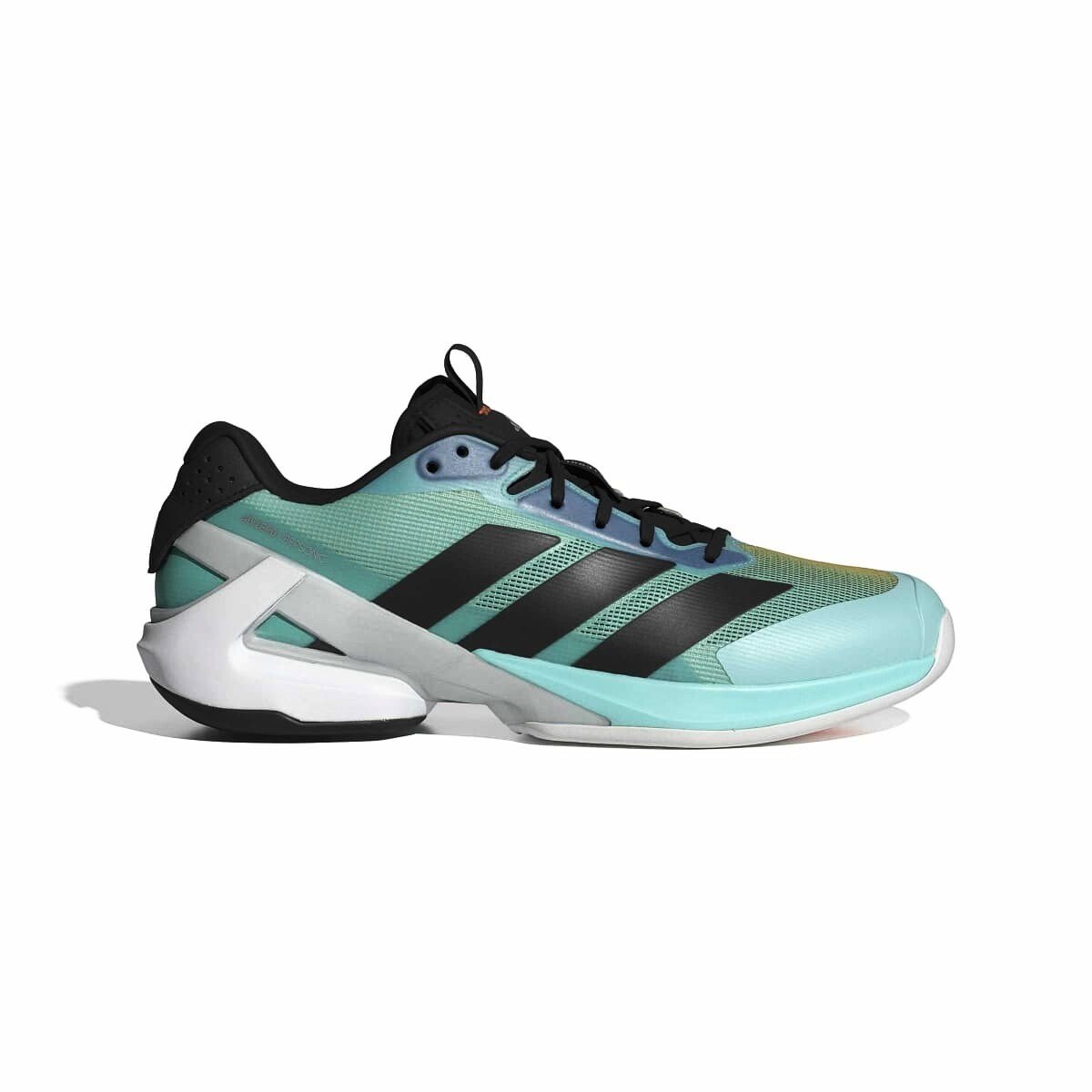Męskie buty tenisowe adidas Adizero Ubersonic 5 Tennis Shoes Flash Aqua/Core Black/Lucid Orange EUR 42