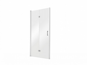 Ścianki i drzwi prysznicowe - Besco EXO-H Drzwi prysznicowe harmonijkowe przejrzyste szkło 80x190  Exo-H 80    - miniaturka - grafika 1