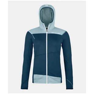 Kurtka damska Ortovox Fleece Light Hoody W Rozmiar: S / Kolor: niebieski/jasnoniebieski - Kurtki i kamizelki sportowe damskie - miniaturka - grafika 1