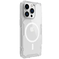 Etui i futerały do telefonów - Nillkin Nature Pro Magnetic Case etui iPhone 14 Pro magnetyczny pokrowiec MagSafe przezroczysty - miniaturka - grafika 1